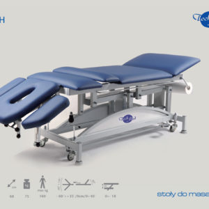 SM-H Stół do masażu z hydrauliczną regulacją wysokości