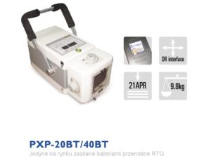 PXP-40BT Zasilany bateryjnie przenośny rentgen weterynaryjny
