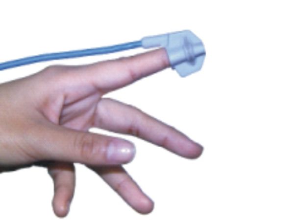 Gumowy czujnik saturacji na palec dla niemowląt Kategoria: Czujniki do pulsoksymetrii /