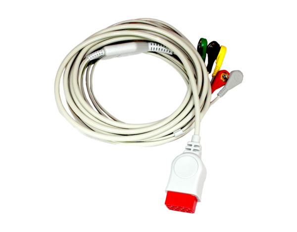 Kardiologia i spirometria. Medical-econet 5-przewodowy kabel dla C7 i C9.