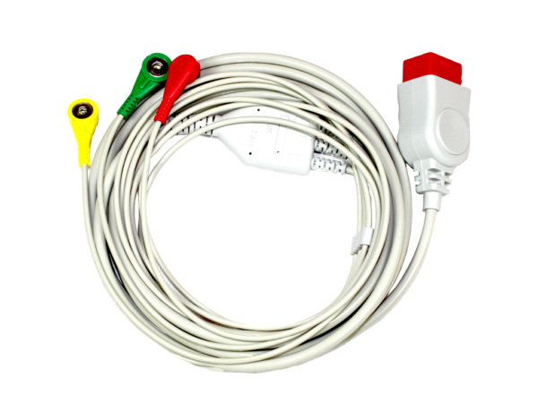 Kardiologia i spirometria. Medical-econet 3-przewodowy kabel dla C7 i C9.