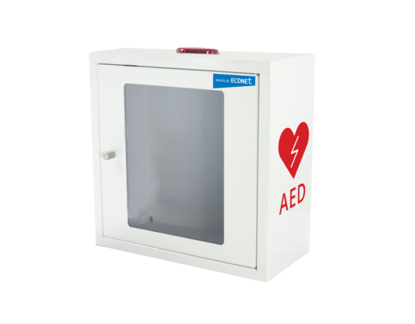 Ratownictwo medyczne. Medical-econet skrzynka ścienna AED dla ME PAD.