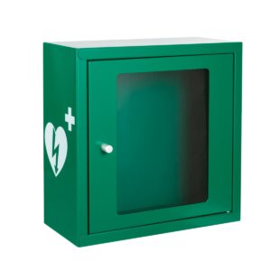 Szafka ASB na defibrylator AED Magnet Green, White
